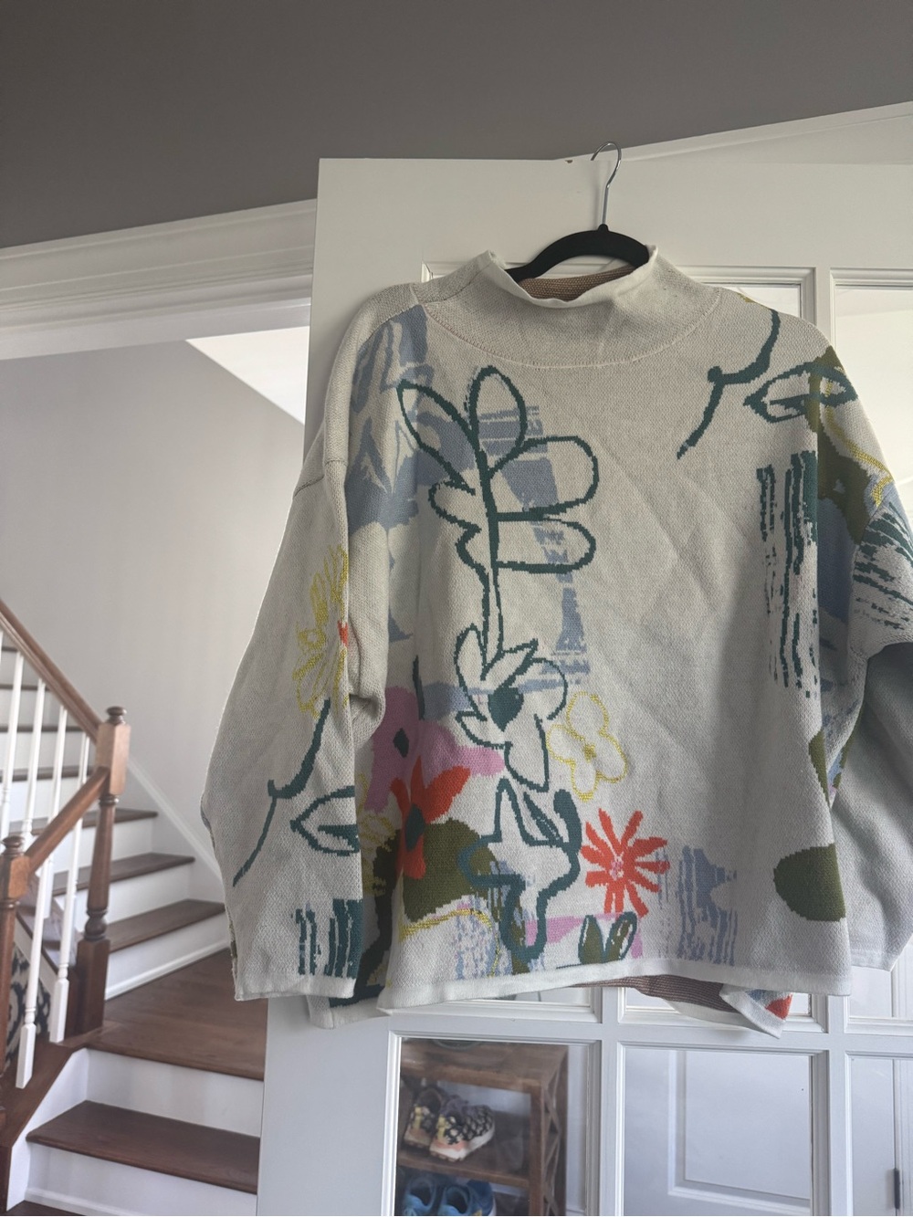 Anthropologie The Carys Mock-Neck Sweater by Maeve - Picture 2 of 5